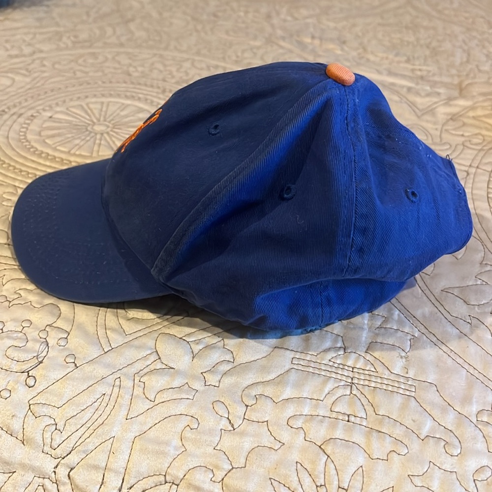 VTG New York METS Youth Cap/Hat Blue/Orange Adj back. - Picture 4 of 6
